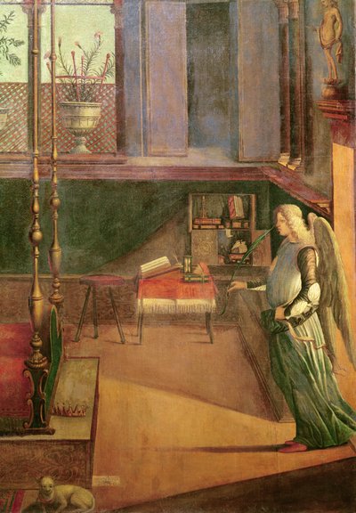 De droom van Sint Ursula (detail) door Vittore Carpaccio